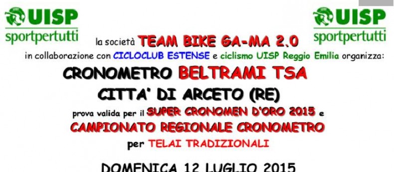 CRONOMETRO BELTRAMI TSA AD ARCETO (RE)