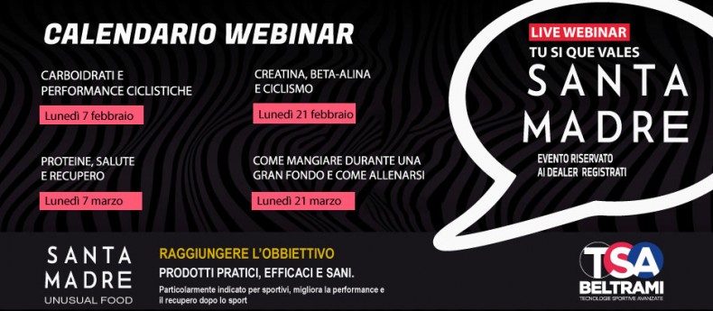 I prossimi appuntamenti Webinar con Santa Madre!