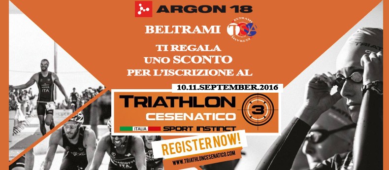 Sconto Iscrizione TRIATHLON CESENATICO! 