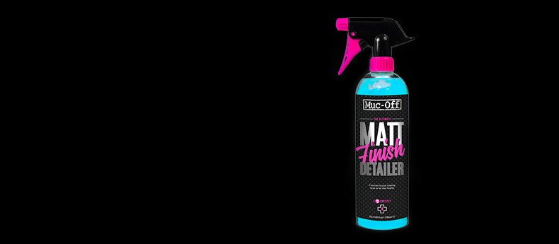 Nuovo detergente MUC-OFF MATT FINISH DETAILER specifico per telai con finitura opaca