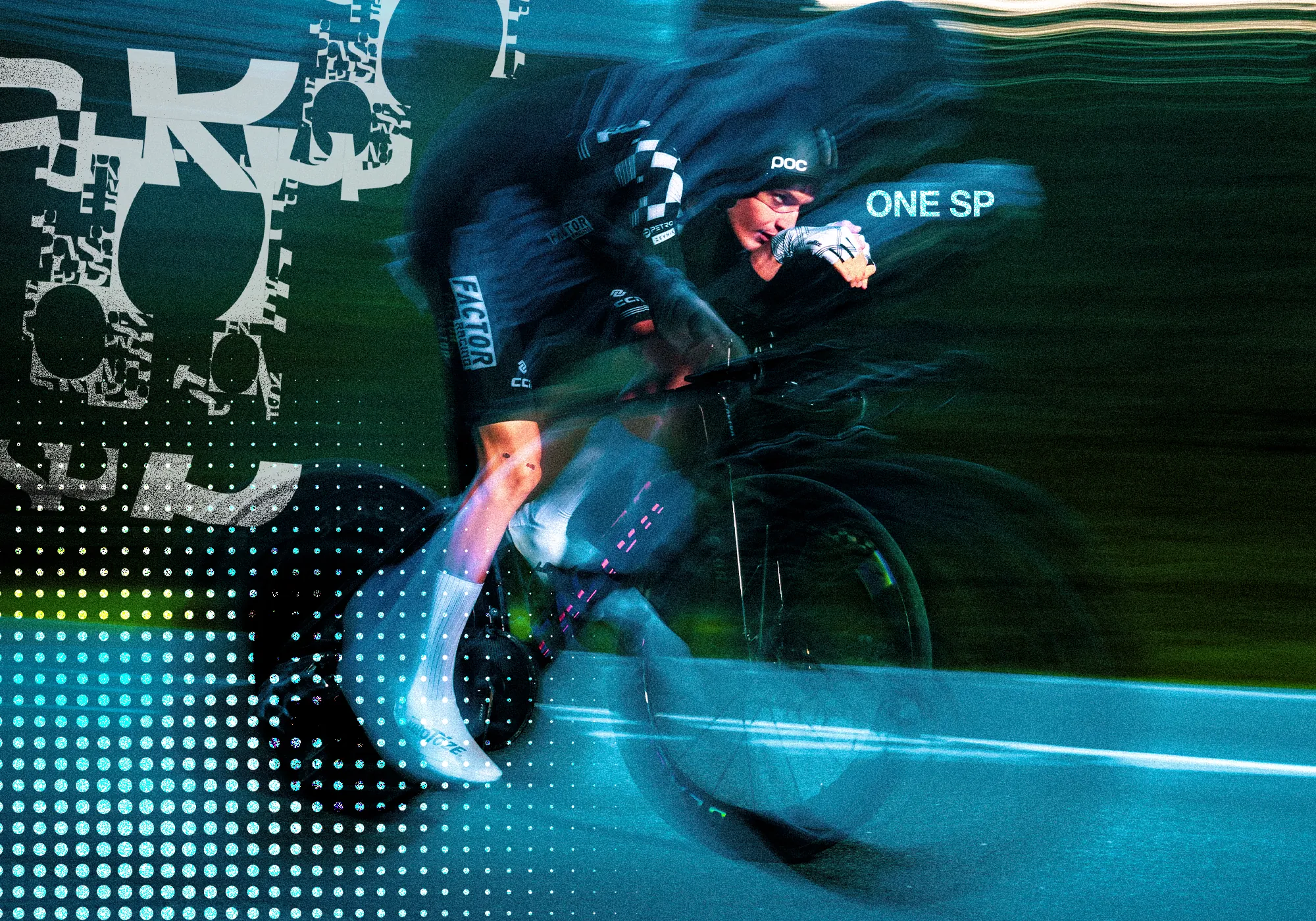 Visual di lancio Factor ONE SP con atleta in posizione aero